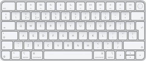 Apple Magic Keyboard With Touch ID USB-C (A3118) - Silver, C - CeX